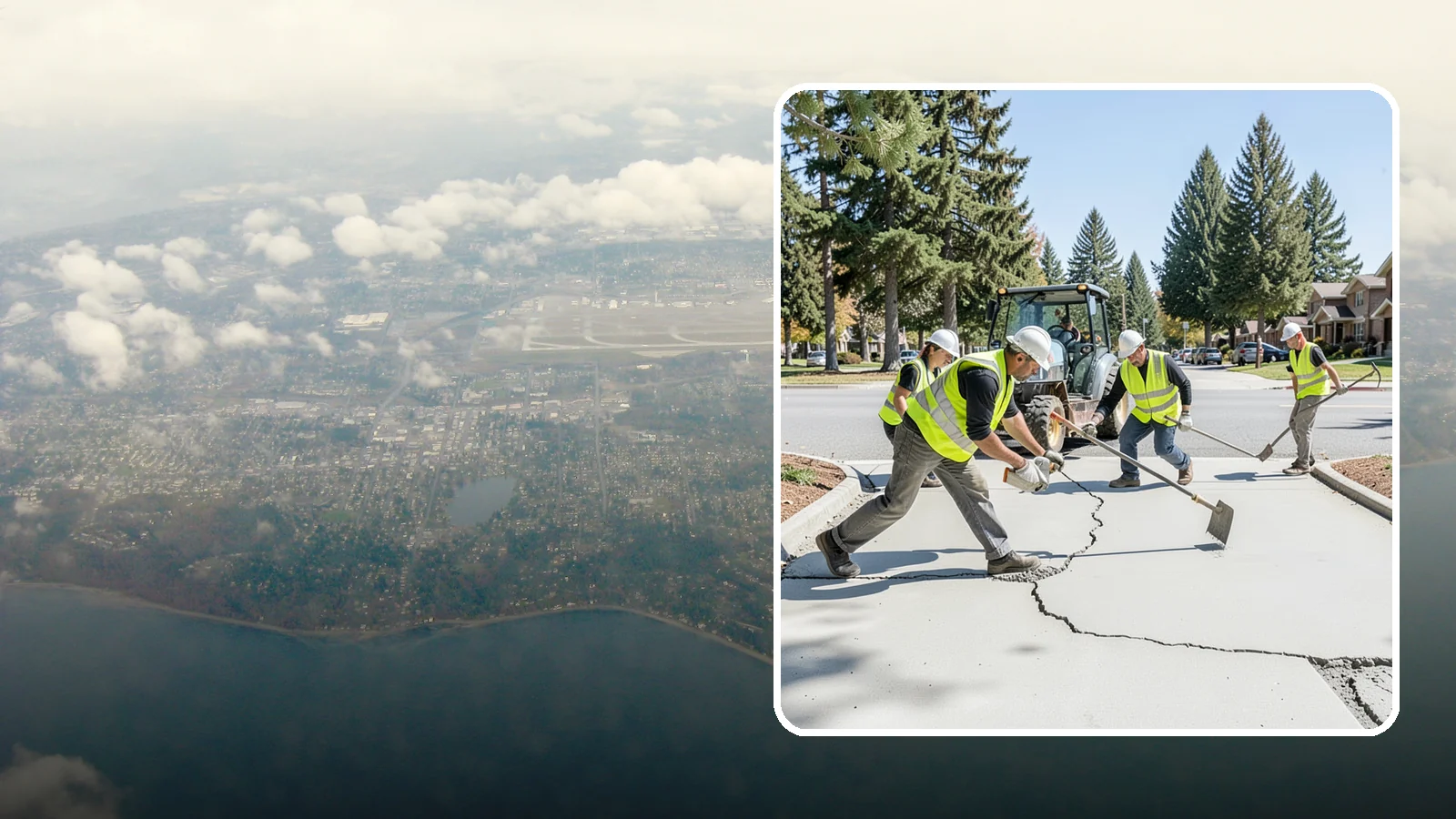 Concrete Repairs in Burien, King County, WA - We repair spalled, cracked, and settled public concrete flatwork to restore safe, code-compliant surfaces.