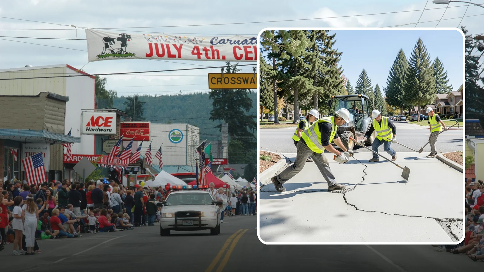 Concrete Repairs in Carnation, King County, WA - We repair spalled, cracked, and settled public concrete flatwork to restore safe, code-compliant surfaces.