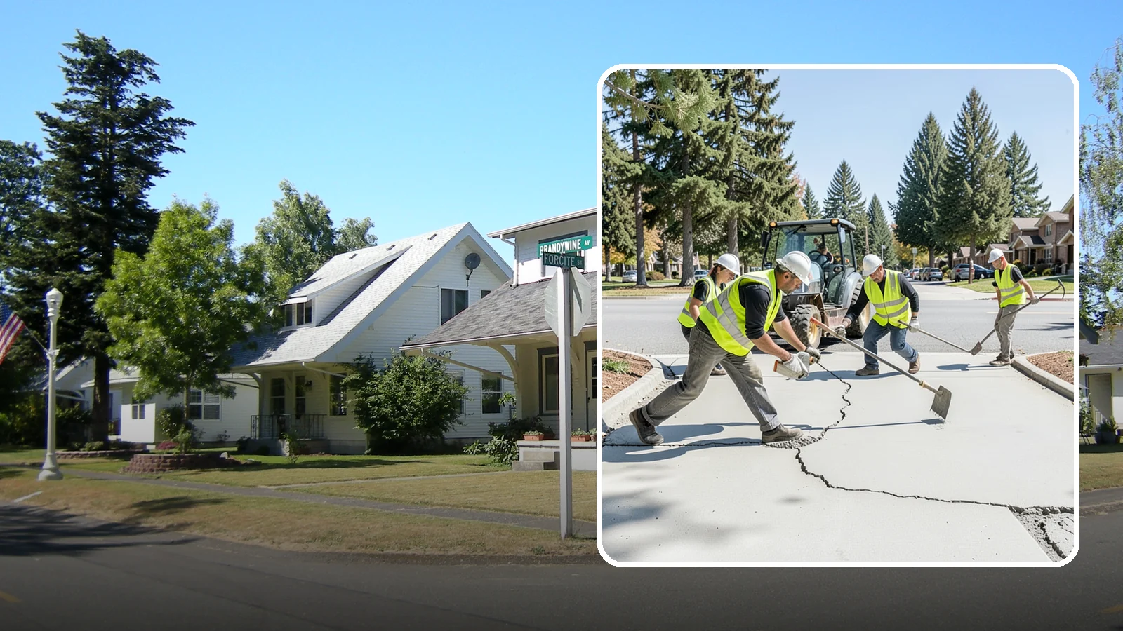 Concrete Repairs in DuPont, Pierce County, WA - We repair spalled, cracked, and settled public concrete flatwork to restore safe, code-compliant surfaces.