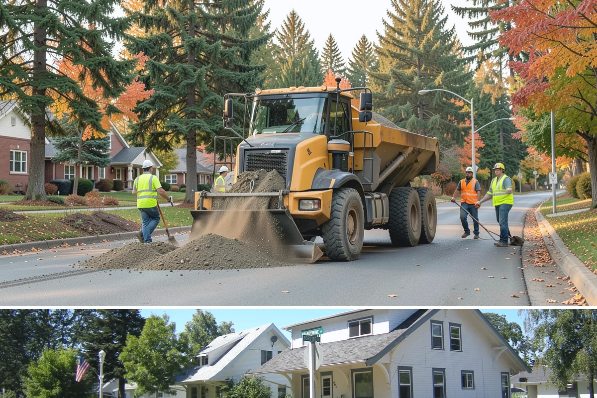 Concrete Repairs in DuPont, Pierce County, WA - Concrete placement favors the drier, milder season so temperature and moisture support proper curing and finish quality.