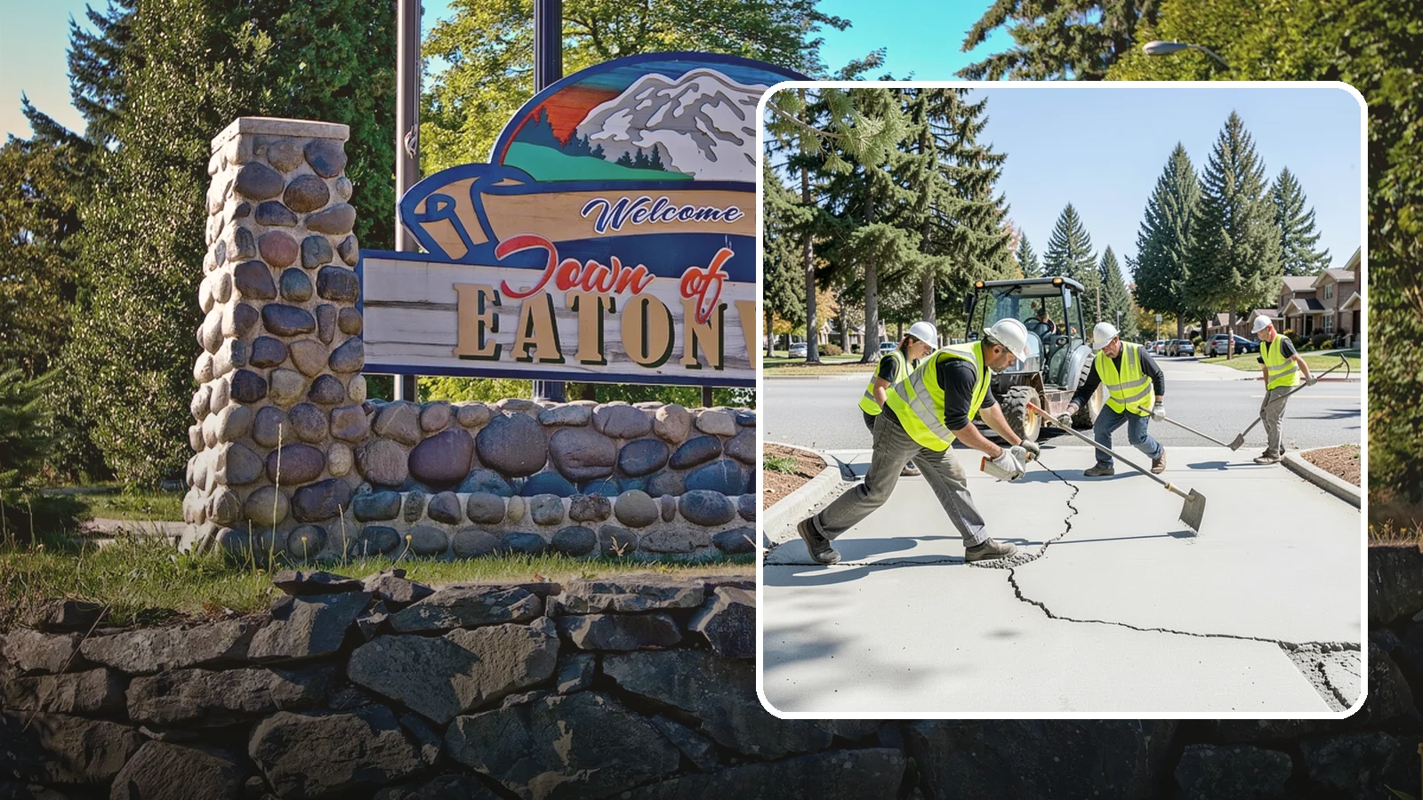 Concrete Repairs in Eatonville, Pierce County, WA - We repair spalled, cracked, and settled public concrete flatwork to restore safe, code-compliant surfaces.