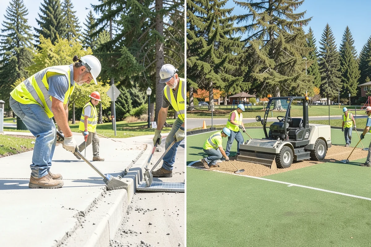 Concrete Repairs in Edgewood, Pierce County, WA - Evaluate defects and identify base or drainage causes