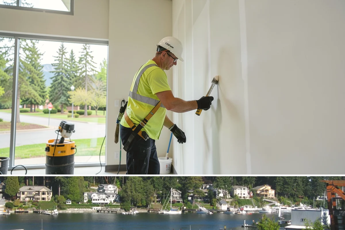 Concrete Repairs in Gig Harbor, Pierce County, WA - Concrete placement favors the drier, milder season so temperature and moisture support proper curing and finish quality.