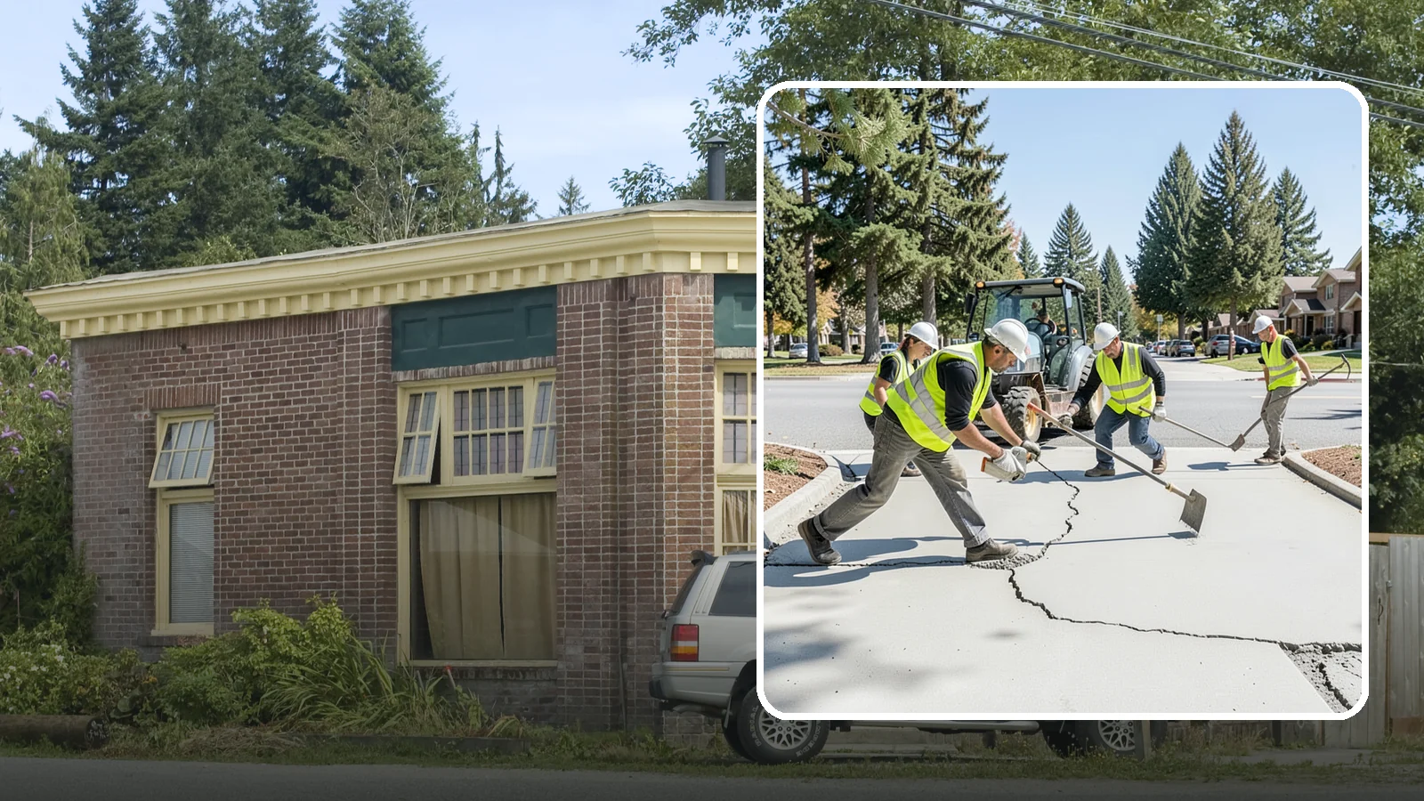 Concrete Repairs in Hamilton, Skagit County, WA - We repair spalled, cracked, and settled public concrete flatwork to restore safe, code-compliant surfaces.
