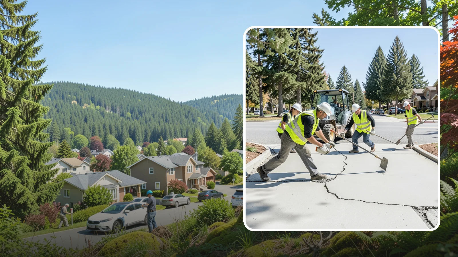 Concrete Repairs in Index, Snohomish County, WA - We repair spalled, cracked, and settled public concrete flatwork to restore safe, code-compliant surfaces.