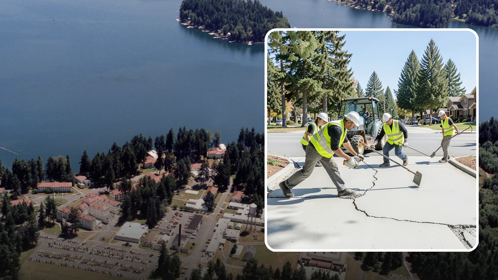 Concrete Repairs in Lakewood, Pierce County, WA - We repair spalled, cracked, and settled public concrete flatwork to restore safe, code-compliant surfaces.