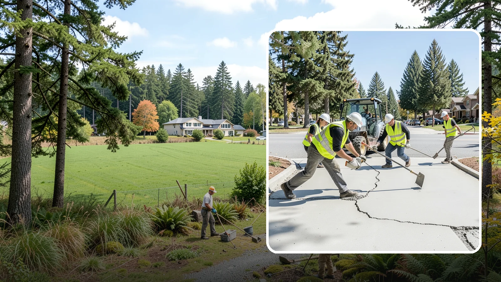 Concrete Repairs in Lyman, Skagit County, WA - We repair spalled, cracked, and settled public concrete flatwork to restore safe, code-compliant surfaces.