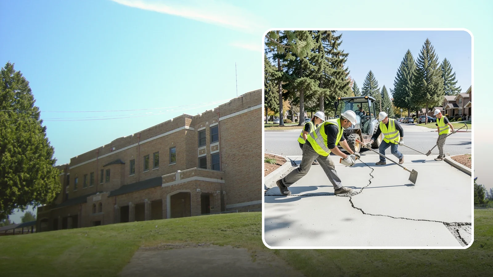 Concrete Repairs in Maple Valley, King County, WA - We repair spalled, cracked, and settled public concrete flatwork to restore safe, code-compliant surfaces.