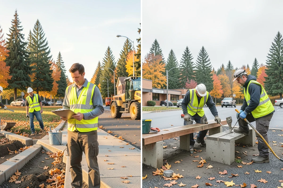 Concrete Repairs in Mercer Island, King County, WA - Evaluate defects and identify base or drainage causes