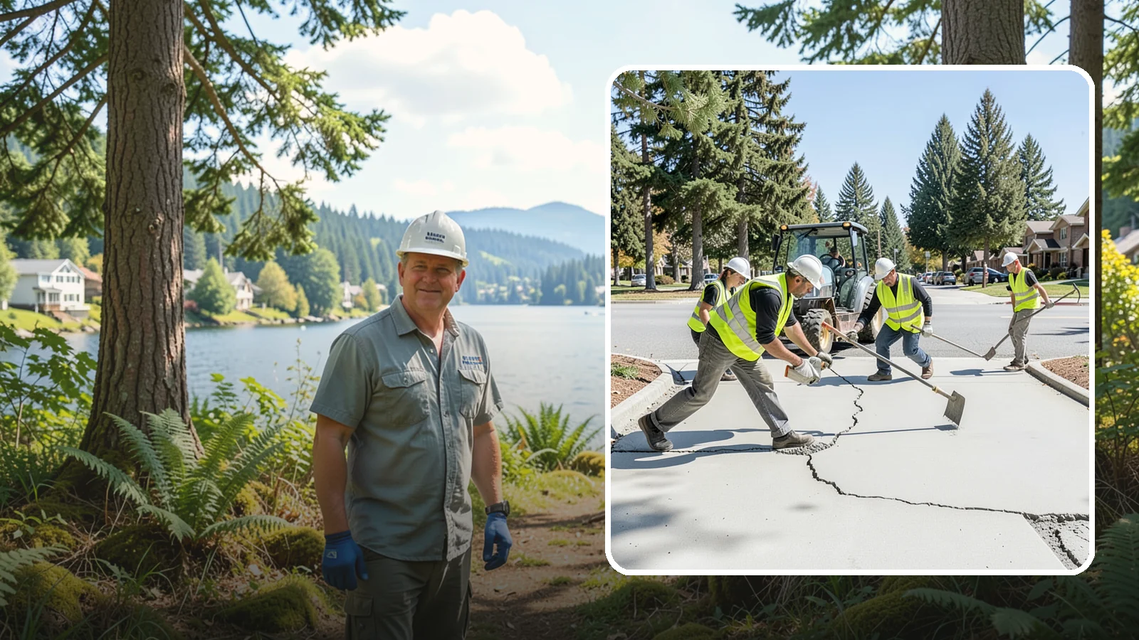 Concrete Repairs in Milton, King County, WA - We repair spalled, cracked, and settled public concrete flatwork to restore safe, code-compliant surfaces.