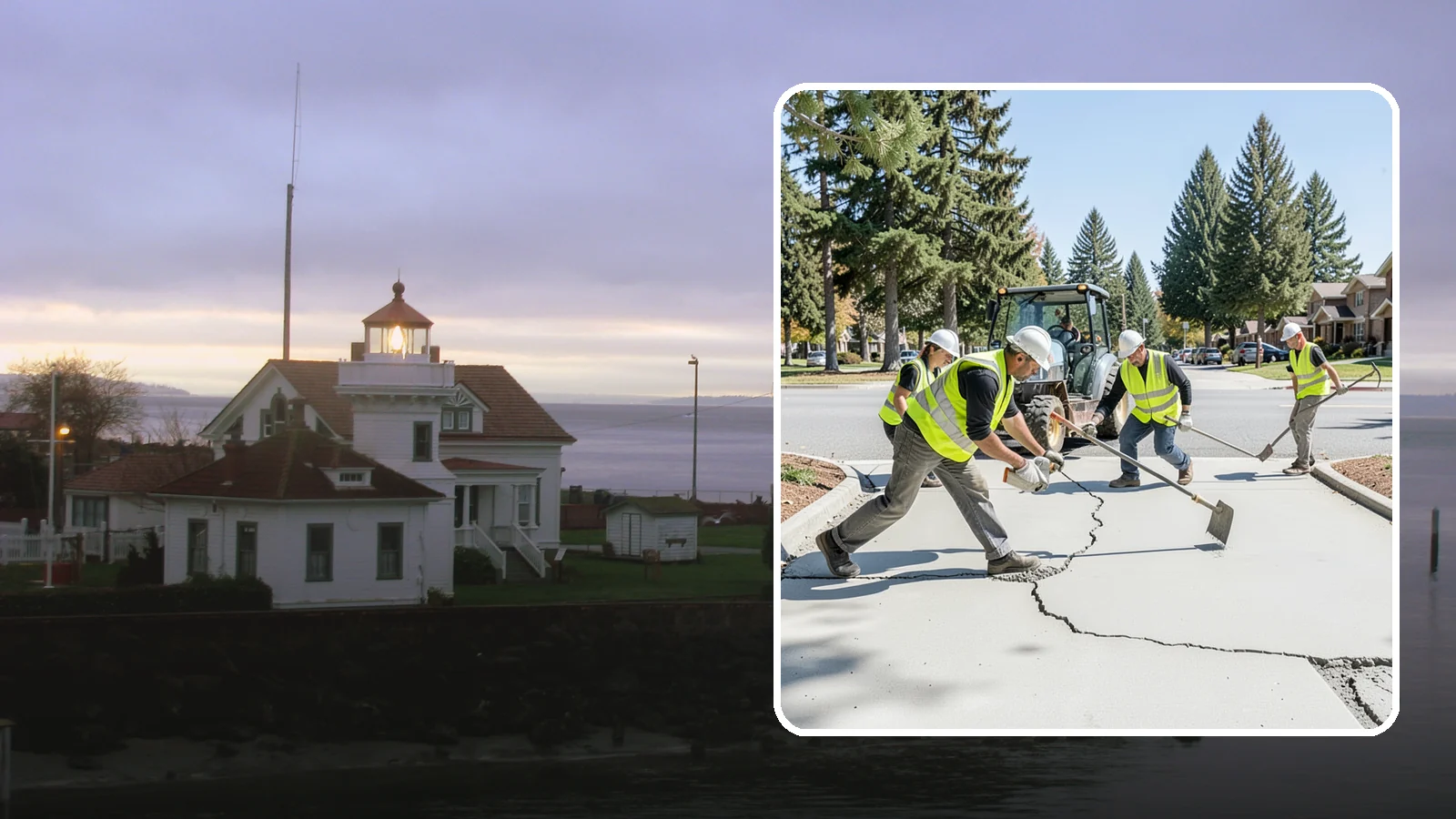 Concrete Repairs in Mukilteo, Snohomish County, WA - We repair spalled, cracked, and settled public concrete flatwork to restore safe, code-compliant surfaces.