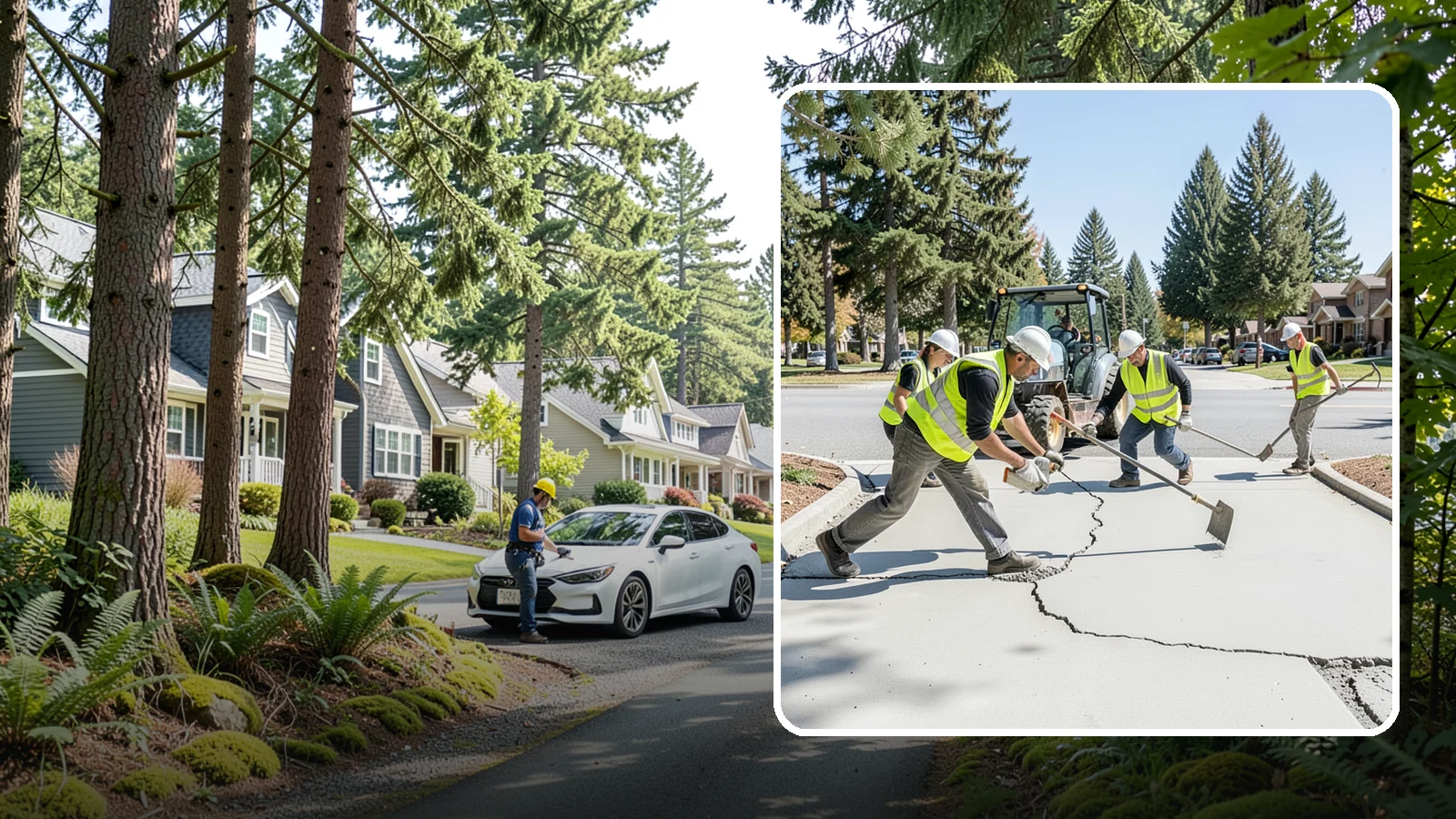 Concrete Repairs in Normandy Park, King County, WA - We repair spalled, cracked, and settled public concrete flatwork to restore safe, code-compliant surfaces.