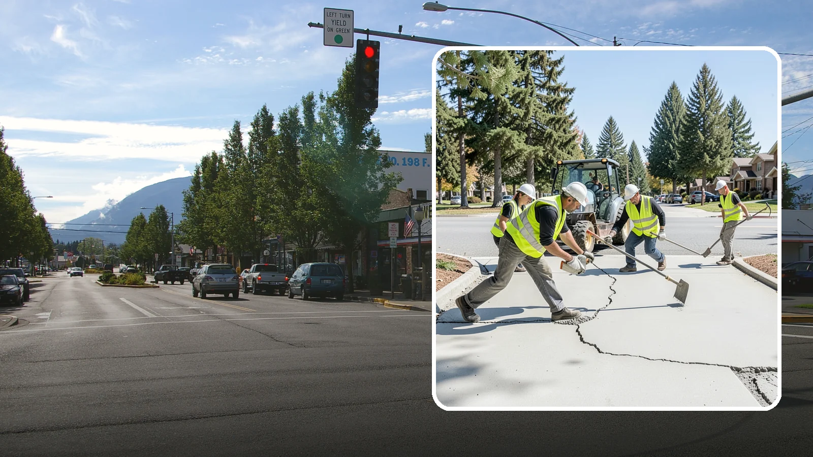Concrete Repairs in North Bend, King County, WA - We repair spalled, cracked, and settled public concrete flatwork to restore safe, code-compliant surfaces.