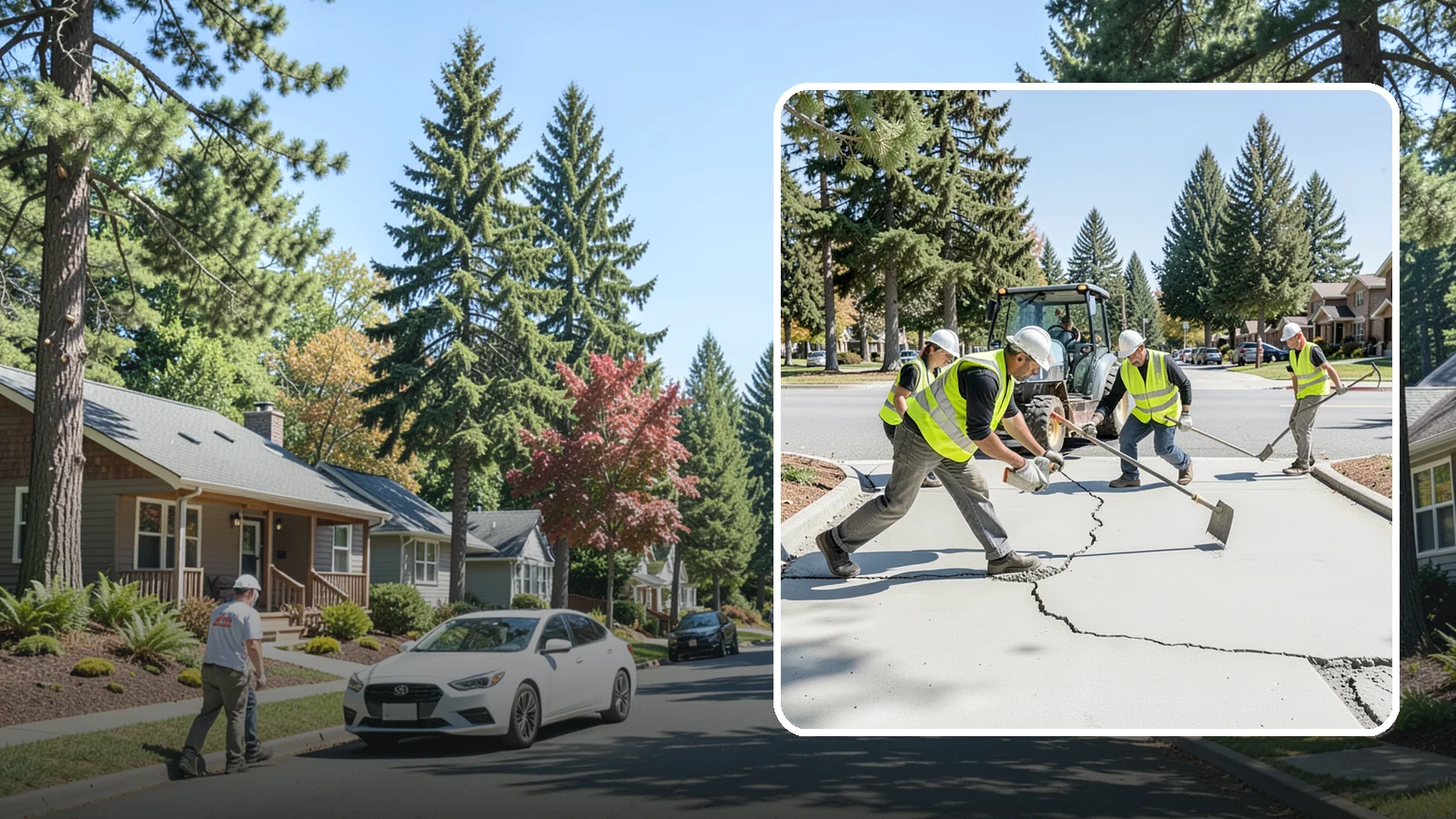 Concrete Repairs in Orting, Pierce County, WA - We repair spalled, cracked, and settled public concrete flatwork to restore safe, code-compliant surfaces.