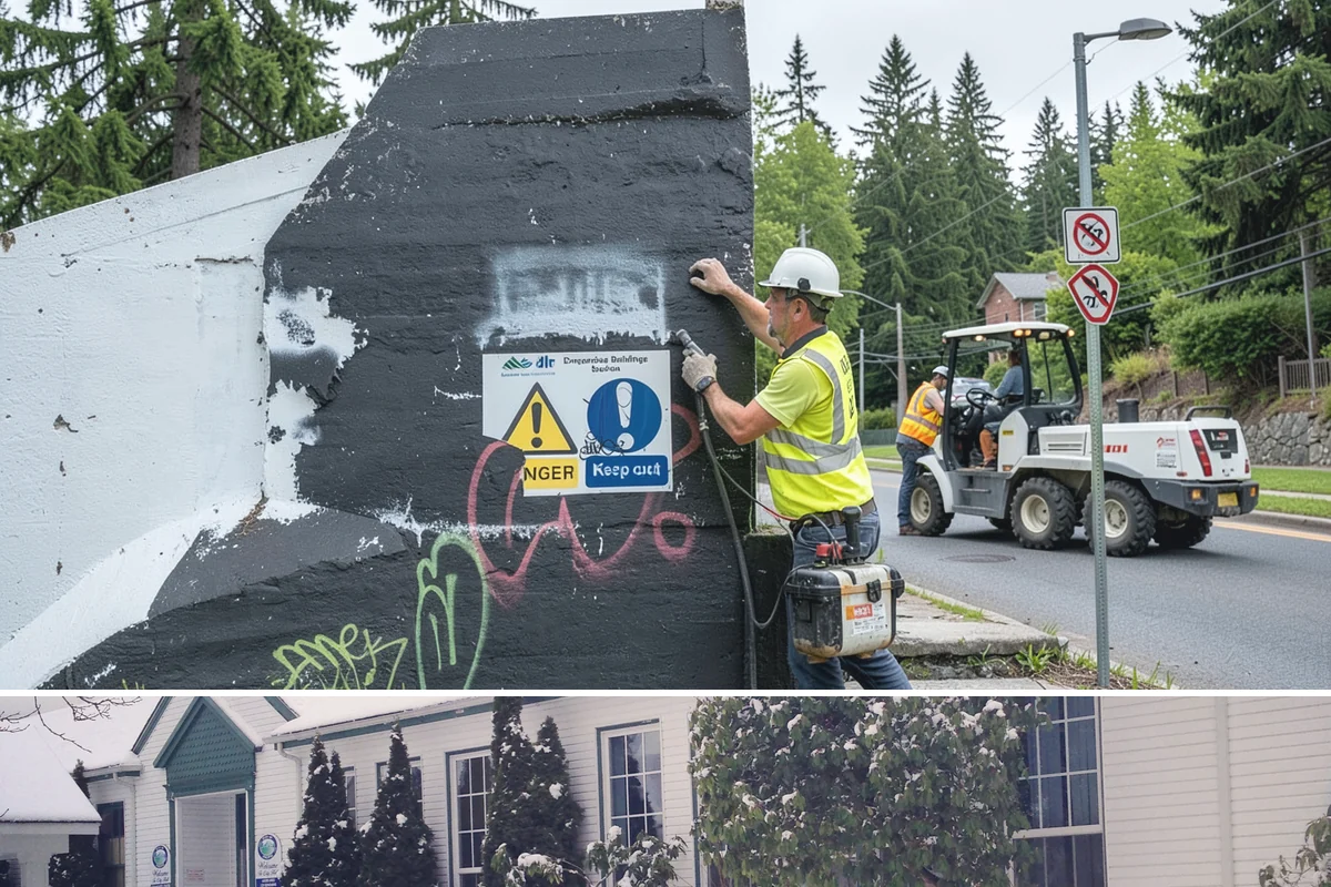 Concrete Repairs in Pacific, King County, WA - Concrete placement favors the drier, milder season so temperature and moisture support proper curing and finish quality.