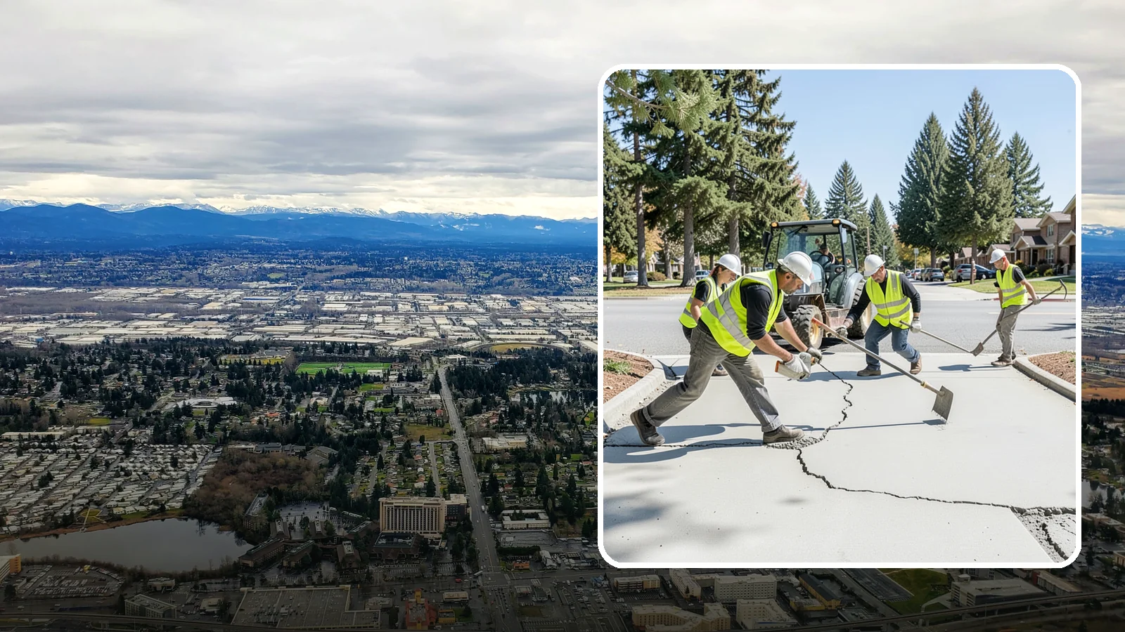 Concrete Repairs in SeaTac, King County, WA - We repair spalled, cracked, and settled public concrete flatwork to restore safe, code-compliant surfaces.