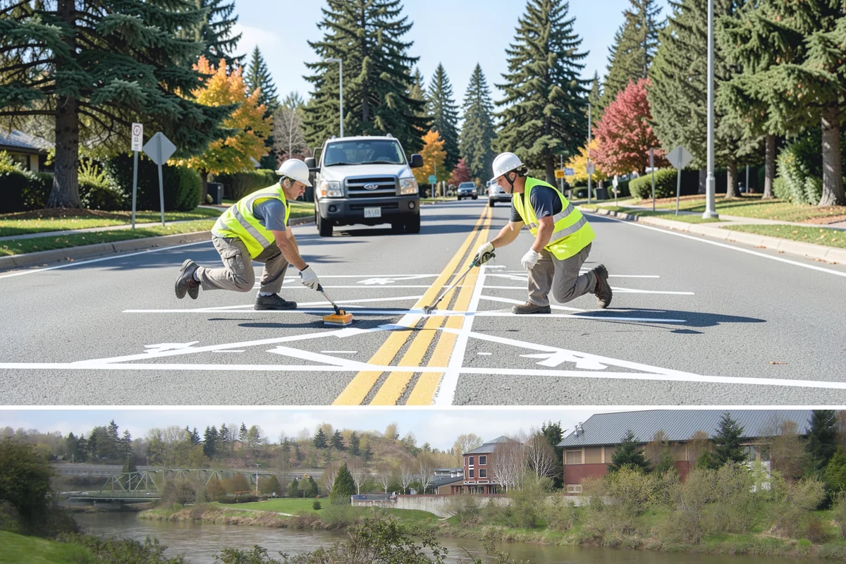 Concrete Repairs in Tukwila, King County, WA - Concrete placement favors the drier, milder season so temperature and moisture support proper curing and finish quality.