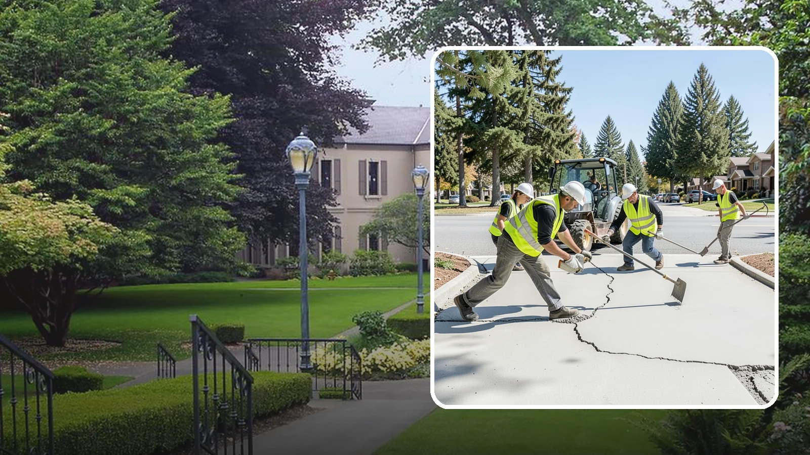 Concrete Repairs in Woodinville, King County, WA - We repair spalled, cracked, and settled public concrete flatwork to restore safe, code-compliant surfaces.