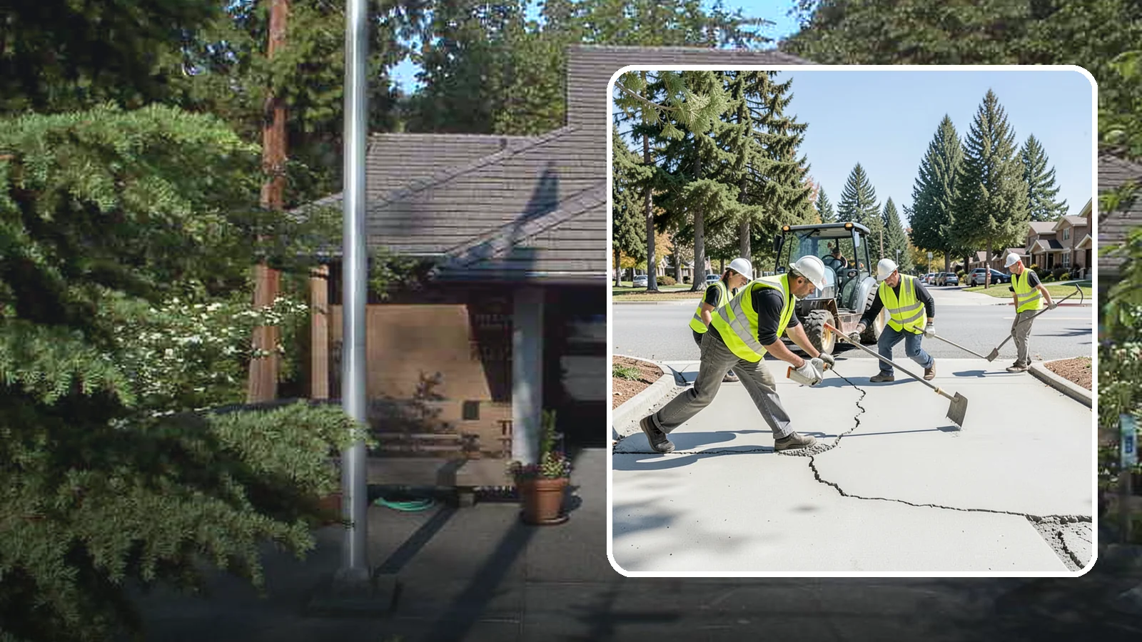 Concrete Repairs in Yarrow Point, King County, WA - We repair spalled, cracked, and settled public concrete flatwork to restore safe, code-compliant surfaces.