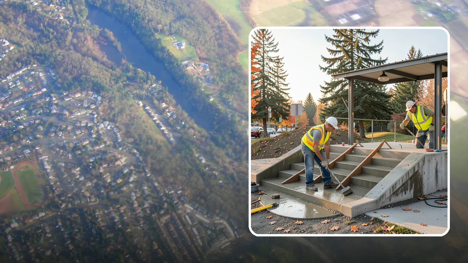 Concrete Stairs Construction in Algona, King County, WA - Cast-in-place concrete stairs and landings built to code for parks, transit stops, and civic buildings.