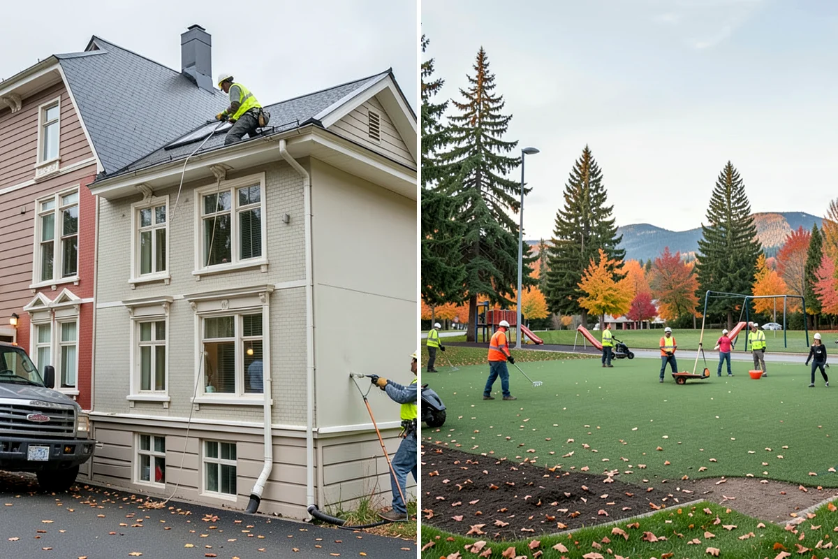 Concrete Stairs Construction in Arlington, Snohomish County, WA - Confirm elevations, rise-over-run, and code requirements for the flight