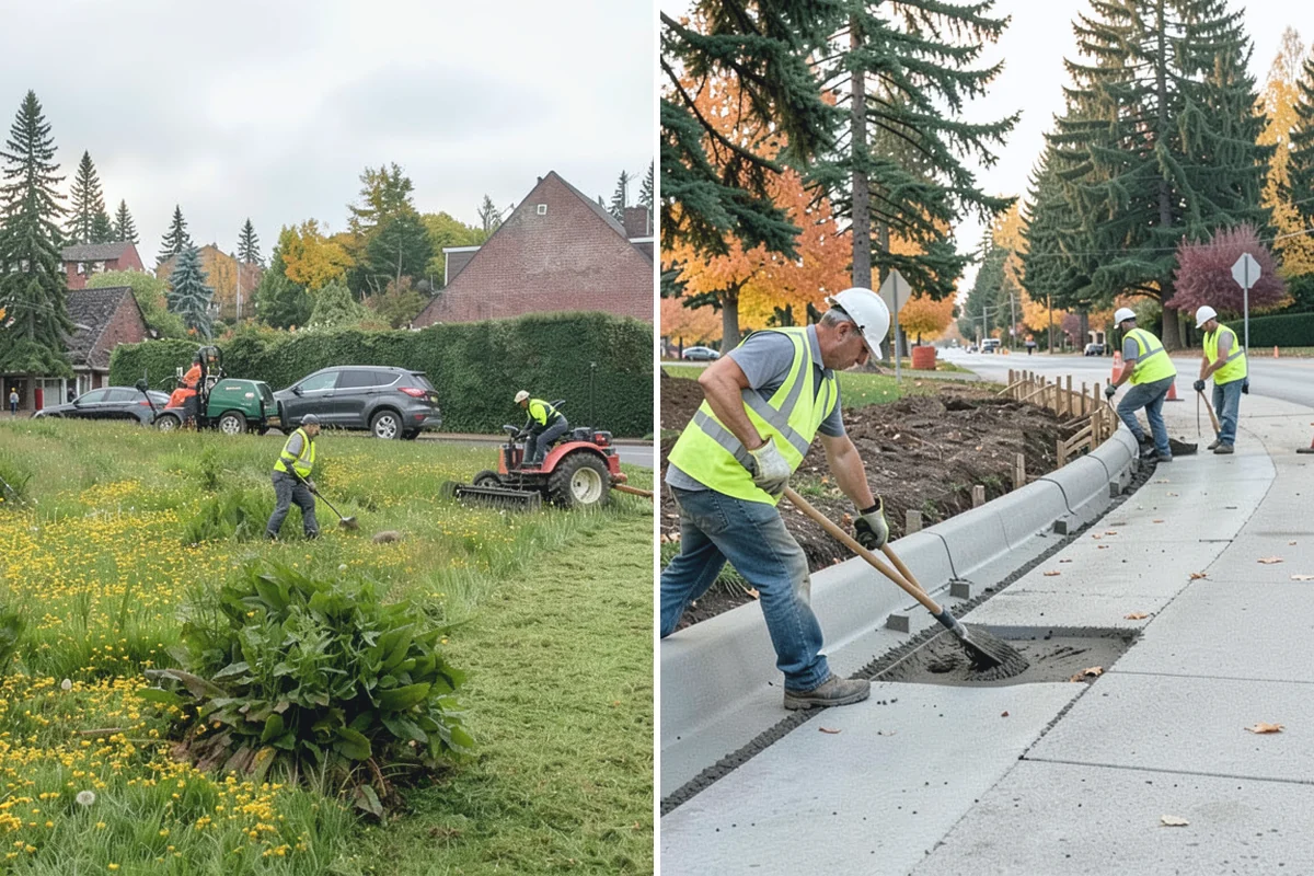 Concrete Stairs Construction in Auburn, King County, WA - Confirm elevations, rise-over-run, and code requirements for the flight