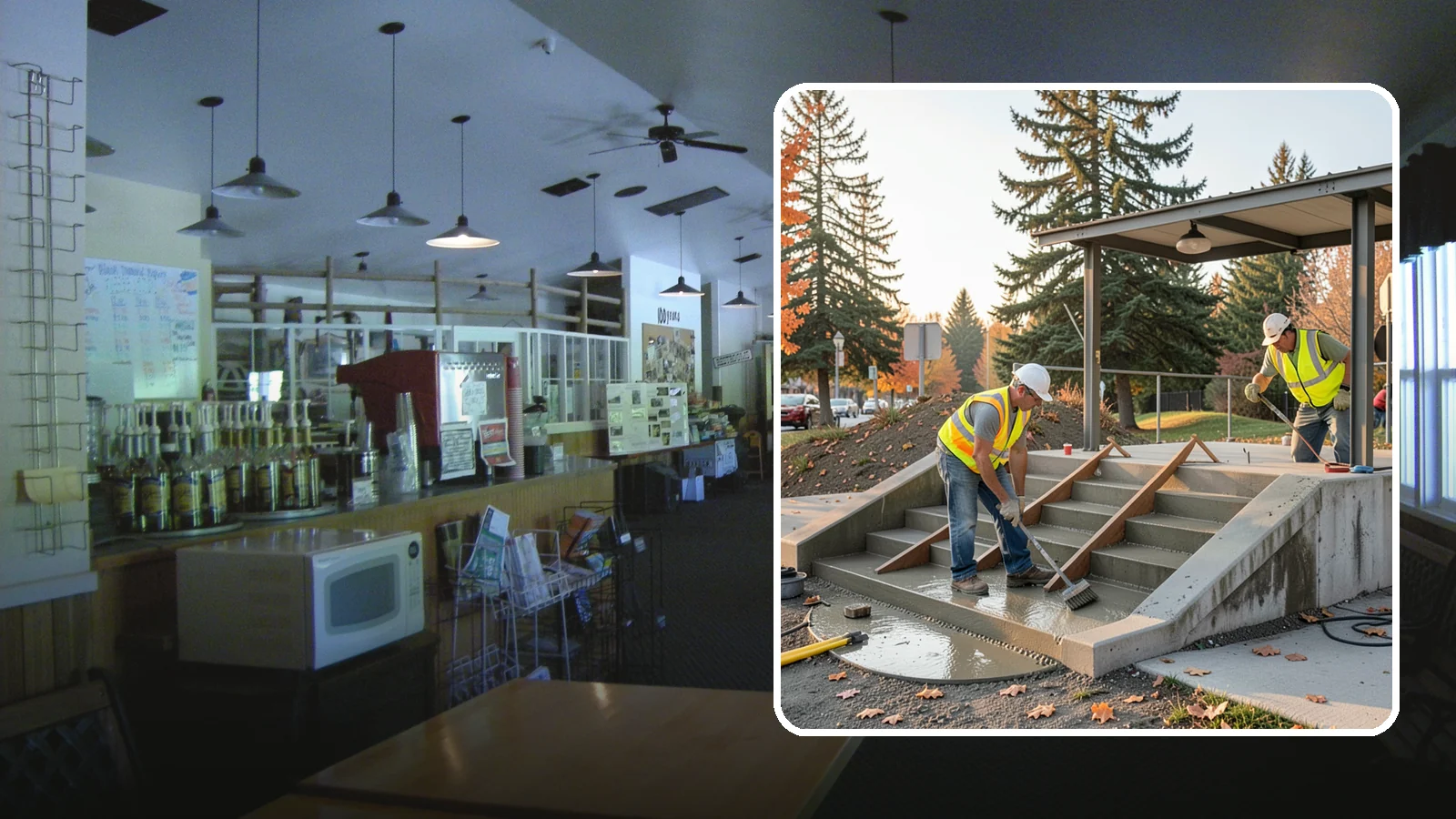 Concrete Stairs Construction in Black Diamond, King County, WA - Cast-in-place concrete stairs and landings built to code for parks, transit stops, and civic buildings.