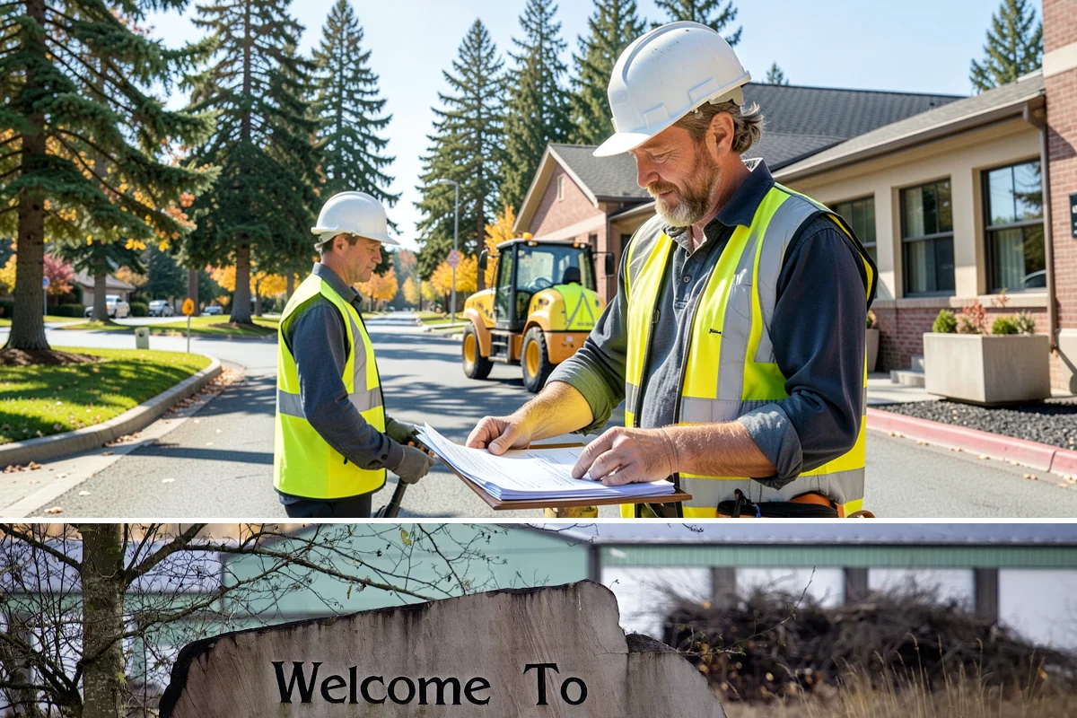 Concrete Stairs Construction in Buckley, Pierce County, WA - Dry-season placement is preferred so footings can be excavated in stable soil and finishes cure without rain marring.