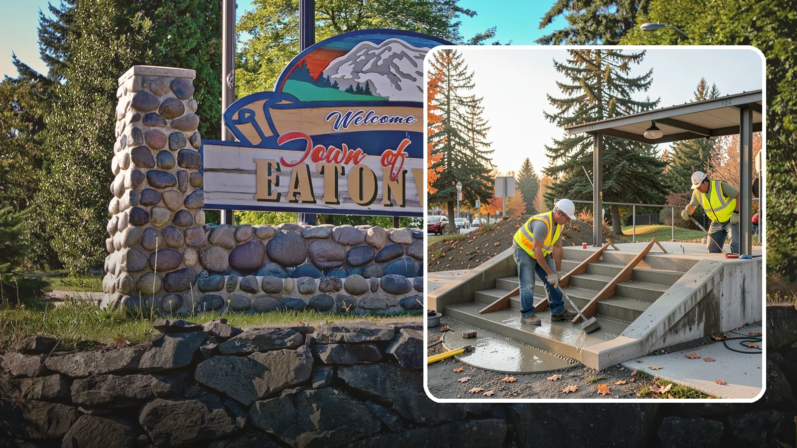 Concrete Stairs Construction in Eatonville, Pierce County, WA - Cast-in-place concrete stairs and landings built to code for parks, transit stops, and civic buildings.