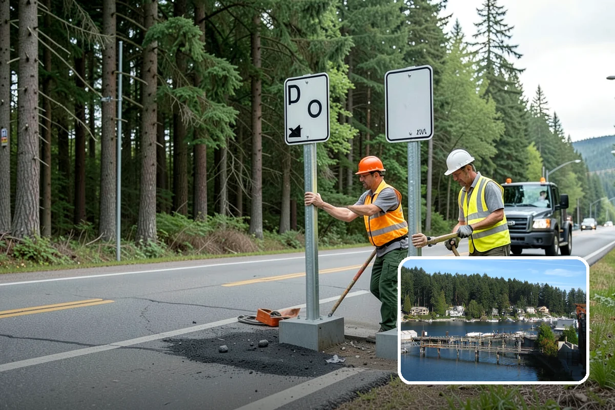 Concrete Stairs Construction in Gig Harbor, Pierce County, WA - Uniform risers and treads that satisfy inspectors