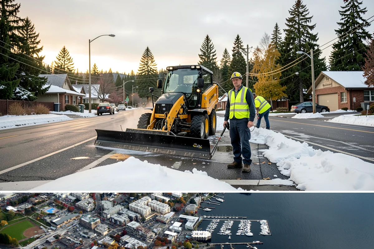 Concrete Stairs Construction in Kirkland, King County, WA - Dry-season placement is preferred so footings can be excavated in stable soil and finishes cure without rain marring.