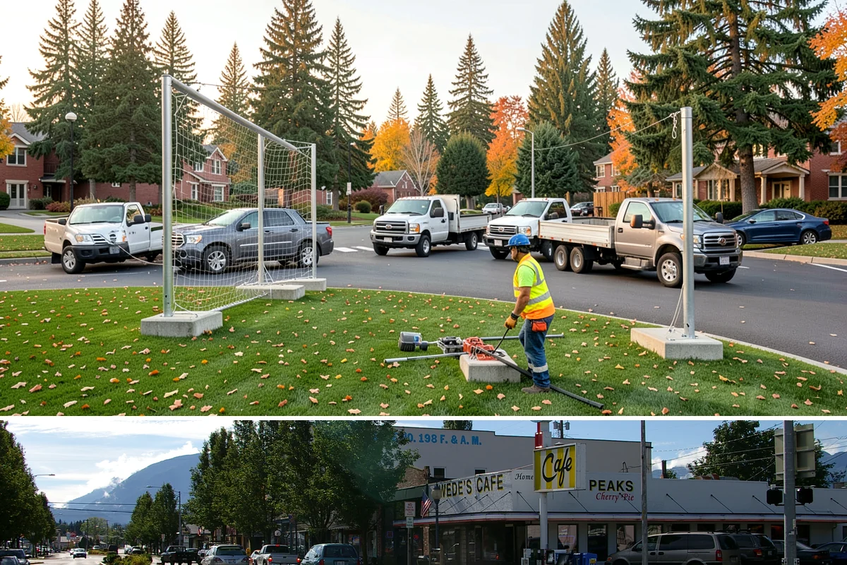 Concrete Stairs Construction in North Bend, King County, WA - Dry-season placement is preferred so footings can be excavated in stable soil and finishes cure without rain marring.