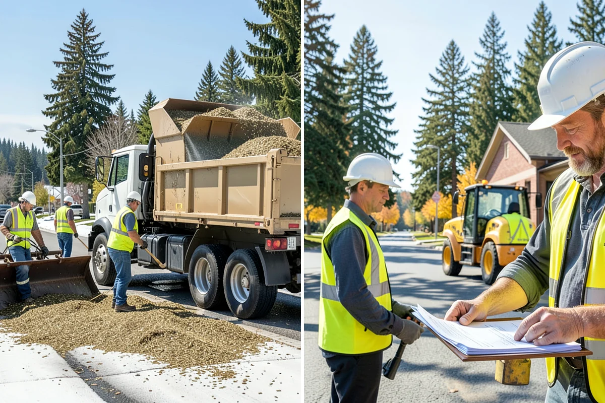 Concrete Stairs Construction in Puyallup, Pierce County, WA - Confirm elevations, rise-over-run, and code requirements for the flight