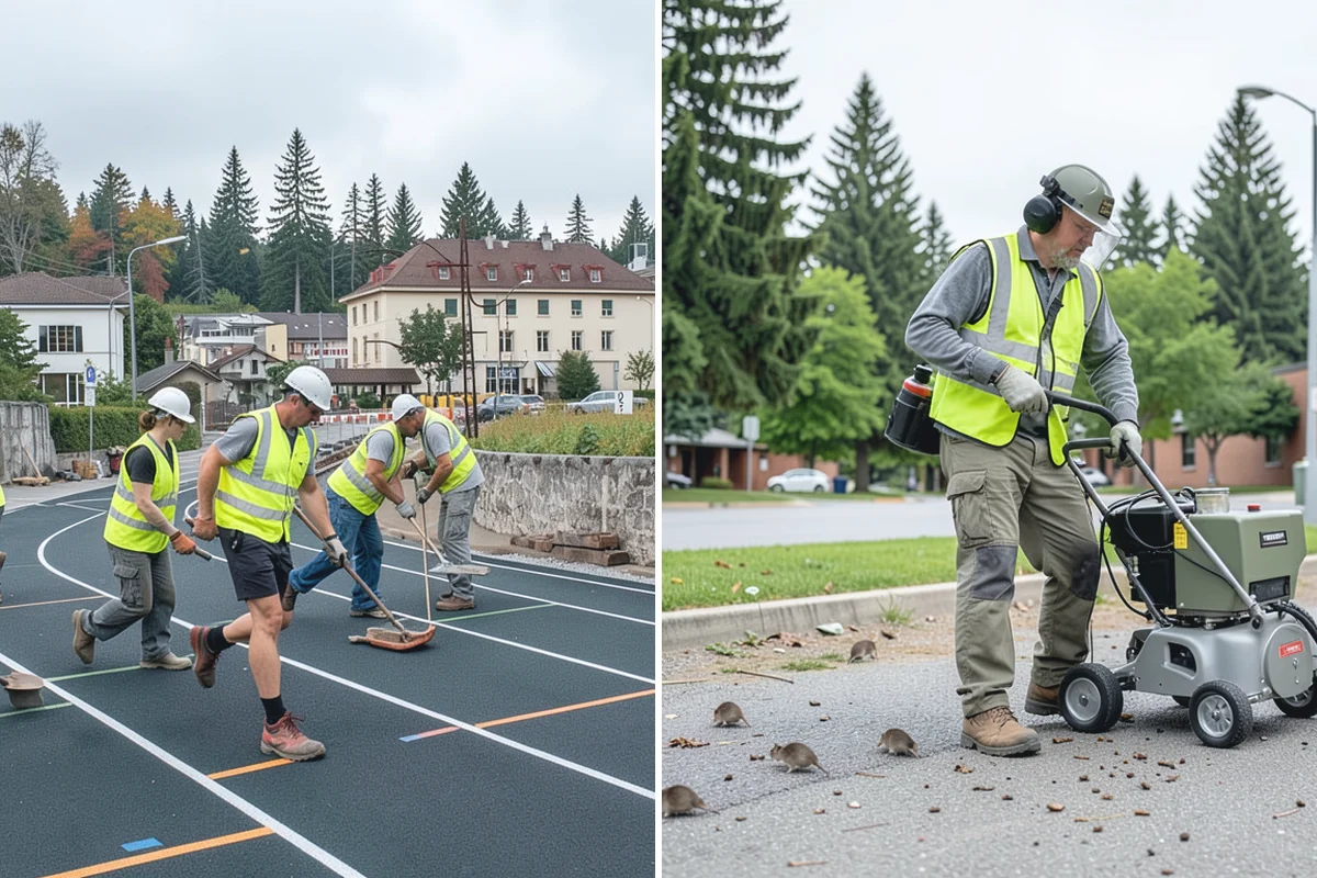 Concrete Stairs Construction in Renton, King County, WA - Confirm elevations, rise-over-run, and code requirements for the flight
