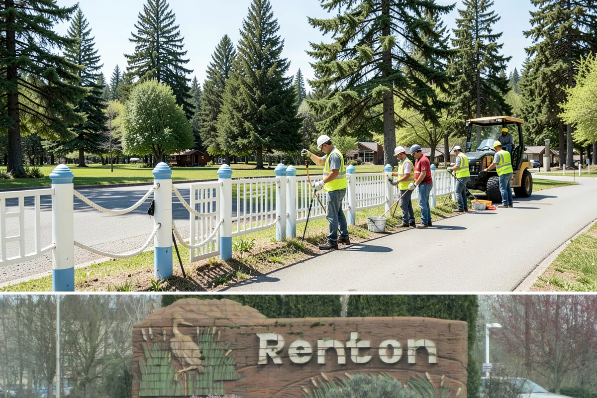 Concrete Stairs Construction in Renton, King County, WA - Dry-season placement is preferred so footings can be excavated in stable soil and finishes cure without rain marring.