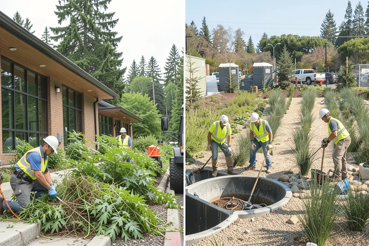 Concrete Stairs Construction in Tukwila, King County, WA - Confirm elevations, rise-over-run, and code requirements for the flight