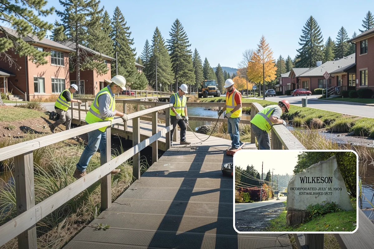 Concrete Stairs Construction in Wilkeson, Pierce County, WA - Uniform risers and treads that satisfy inspectors