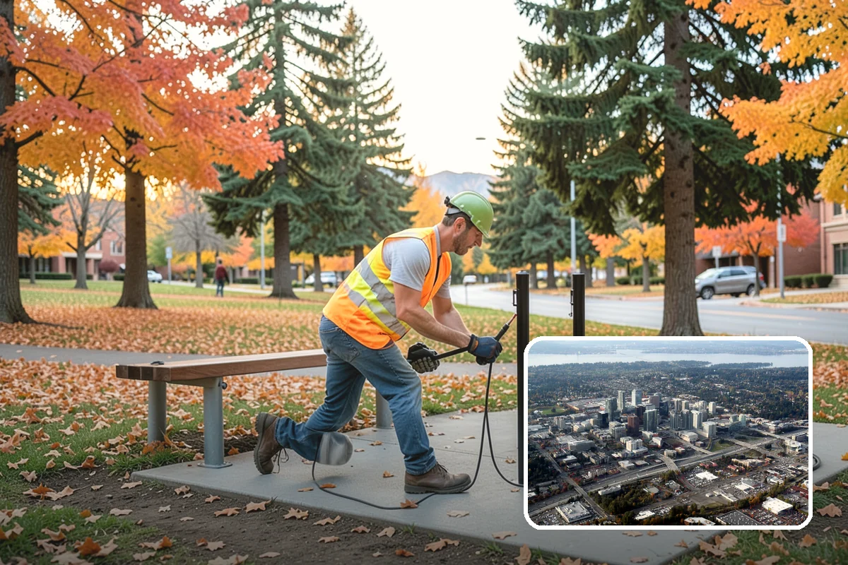 Construction Site Cleanup in Bellevue, King County, WA - Maintains safe, compliant public construction sites