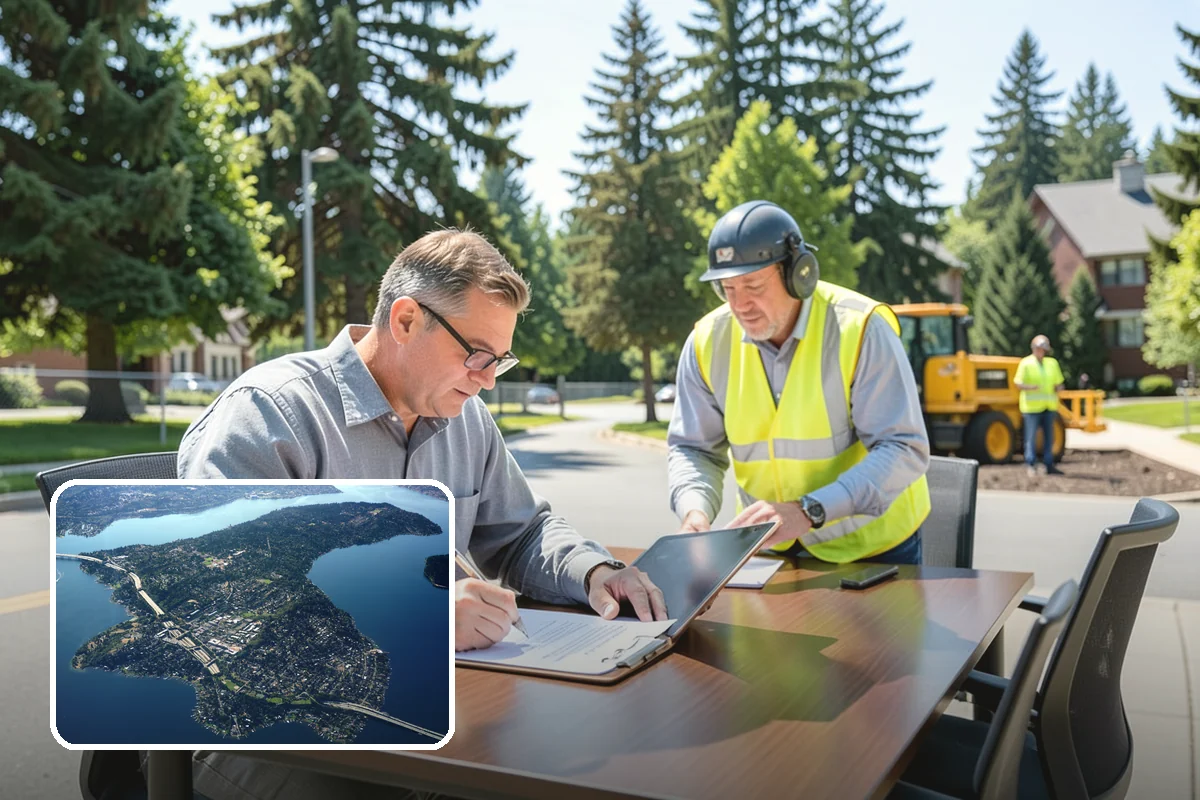 Construction Site Cleanup in Mercer Island, King County, WA - Maintains safe, compliant public construction sites