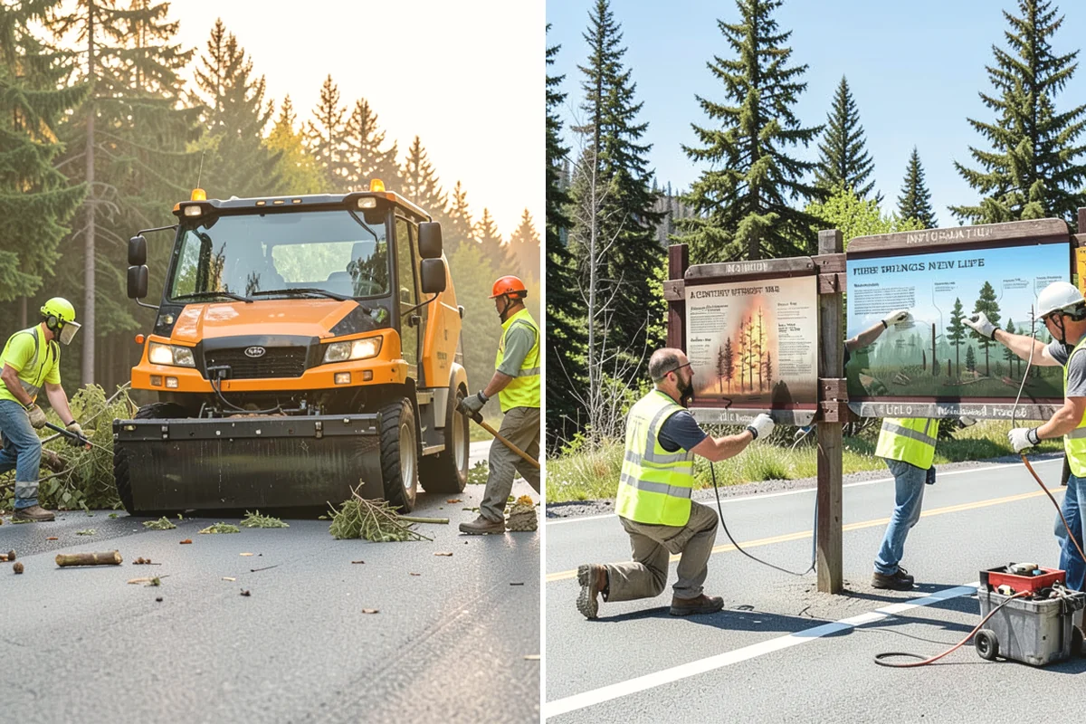 Construction Site Cleanup in Mercer Island, King County, WA - Coordinate scope and timing with the project manager