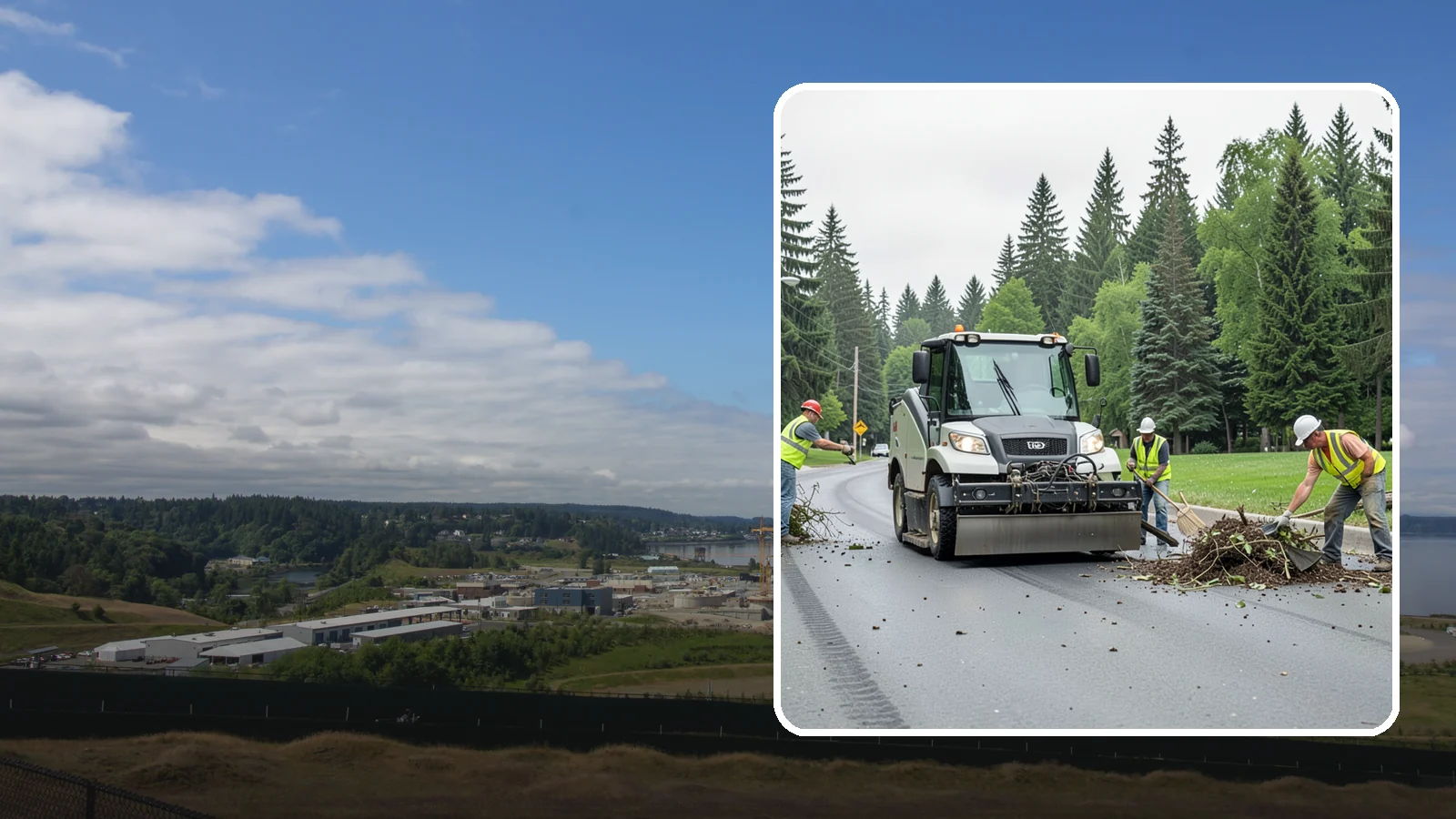 Construction Site Cleanup in University Place, Pierce County, WA - Cleanup of public construction and capital project sites to keep work areas safe and compliant.