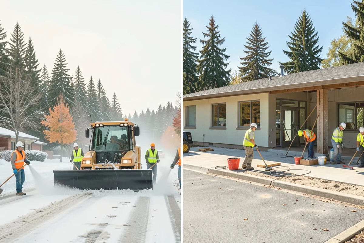 Construction Sweeping in Bellevue, King County, WA - Identify site exits and haul routes