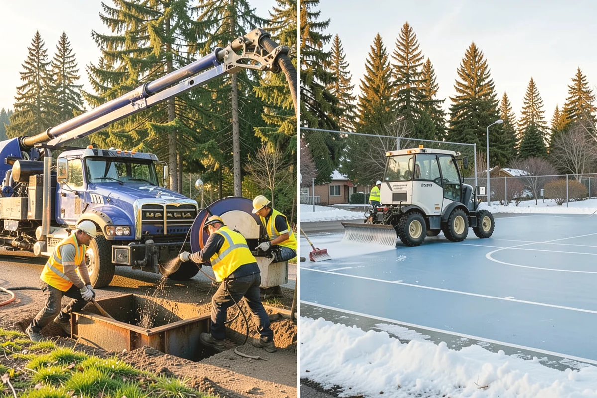 Construction Sweeping in Covington, King County, WA - Identify site exits and haul routes