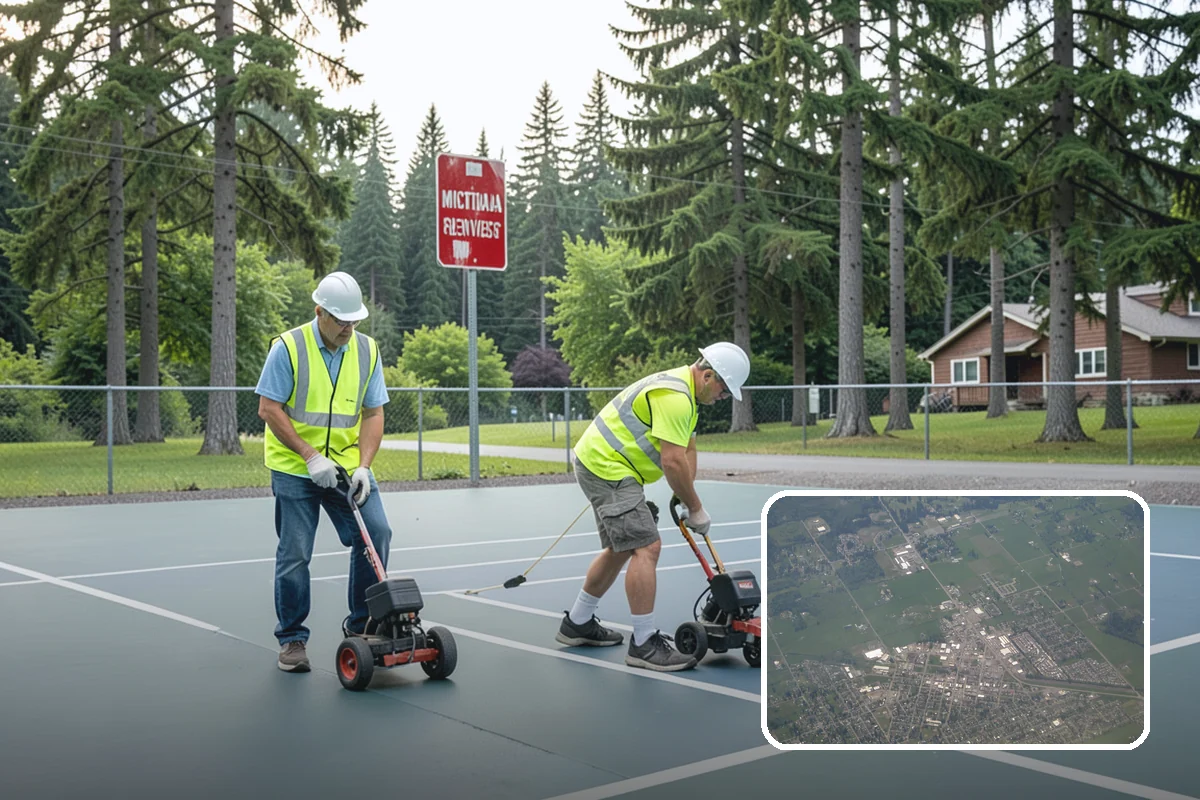 Construction Sweeping in Enumclaw, King County, WA - Track-out controlled at site exits