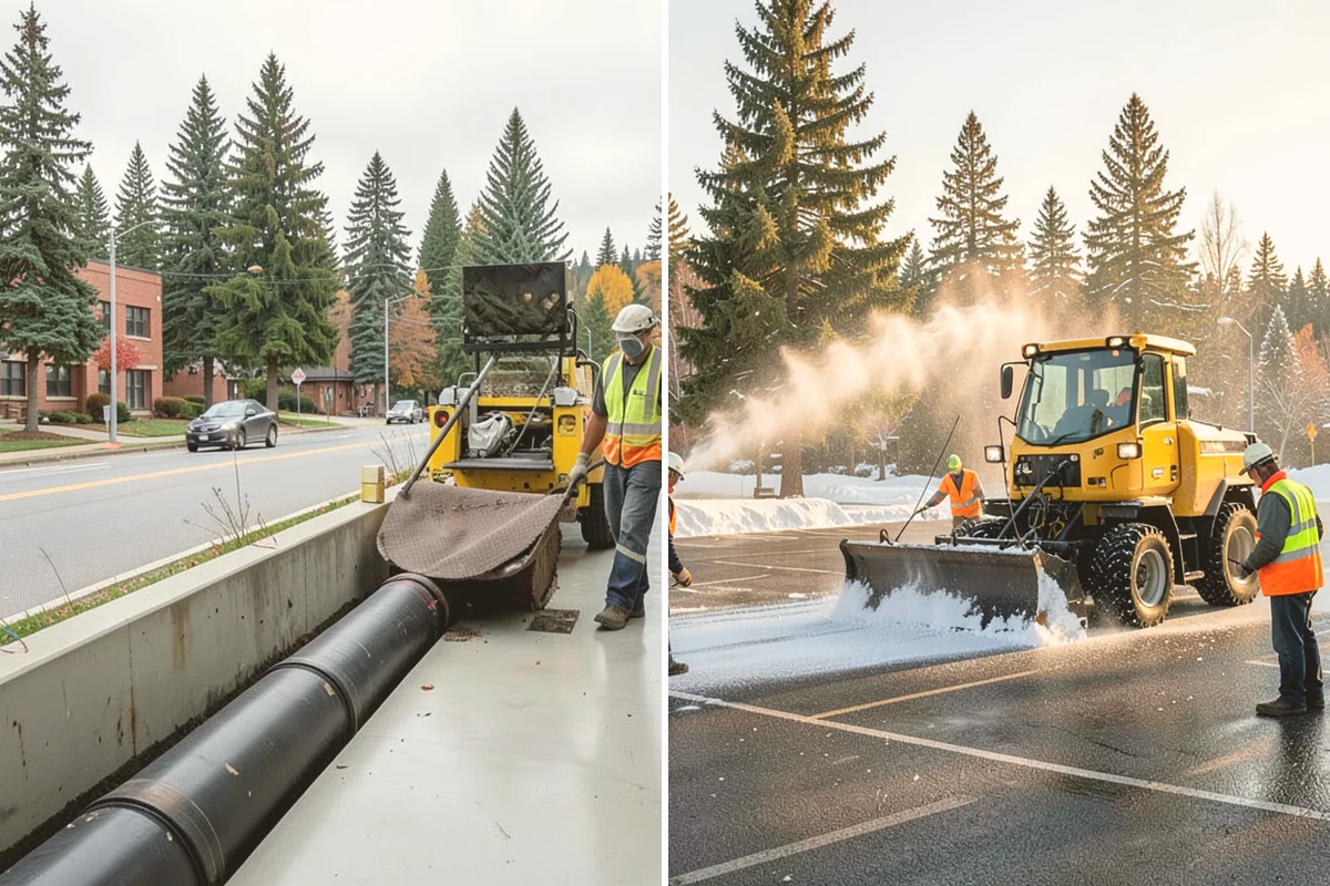 Construction Sweeping in Fife, Pierce County, WA - Identify site exits and haul routes