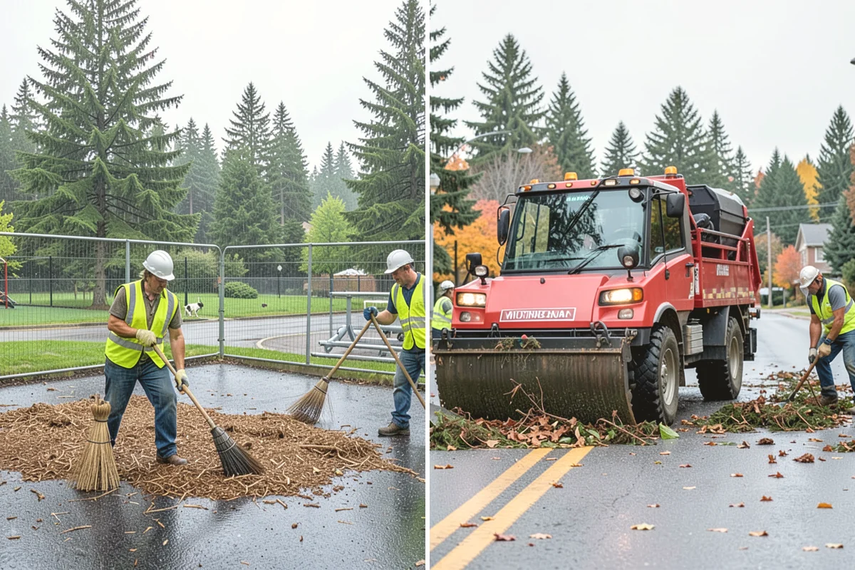 Construction Sweeping in Lake Stevens, Snohomish County, WA - Identify site exits and haul routes