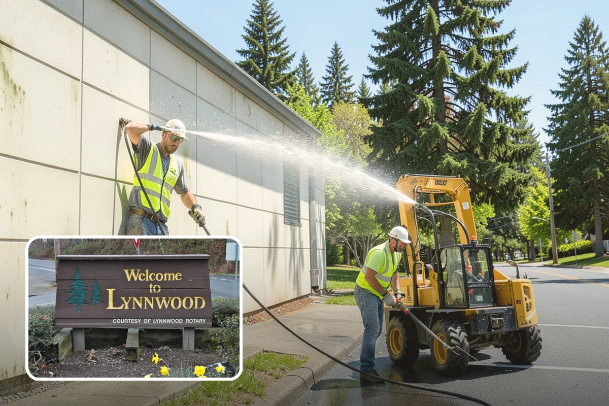 Construction Sweeping in Lynnwood, Snohomish County, WA - Track-out controlled at site exits