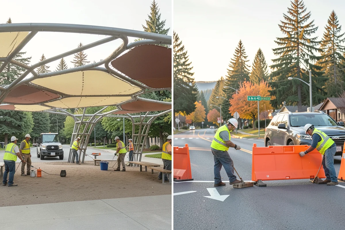 Construction Sweeping in Mercer Island, King County, WA - Identify site exits and haul routes