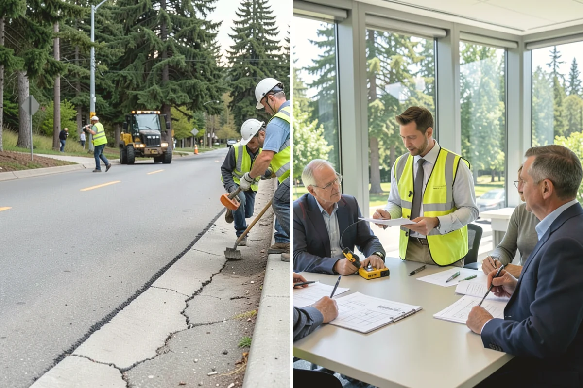 Construction Sweeping in Mill Creek, Snohomish County, WA - Identify site exits and haul routes
