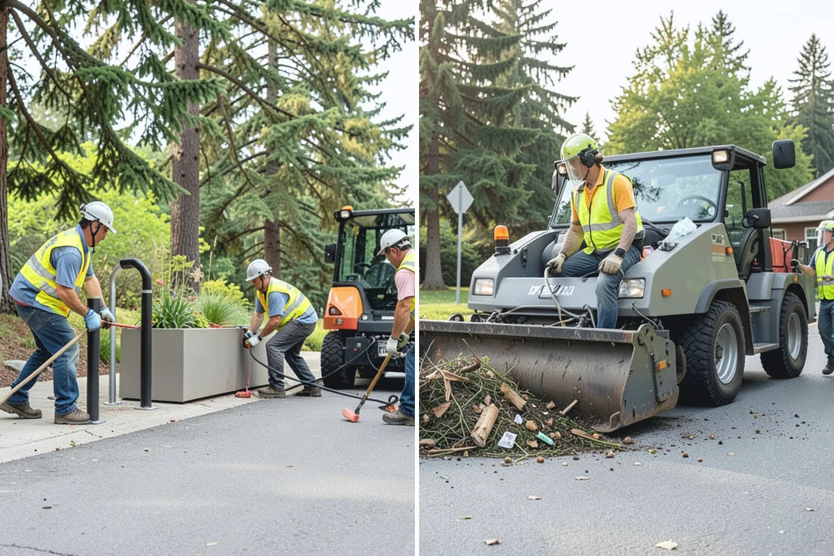 Construction Sweeping in Redmond, King County, WA - Identify site exits and haul routes